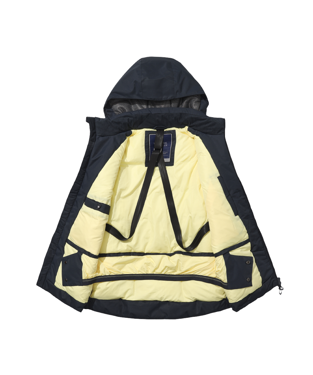 Men's Down Jacket With Internal Shoulder Strap – Universal Traveller