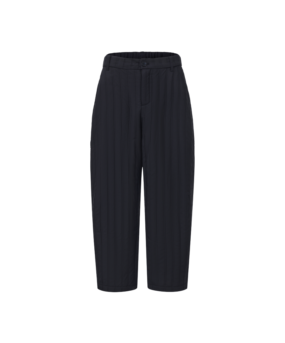 Barrel-Fit Quilted Fleece Pants - FPW 26120