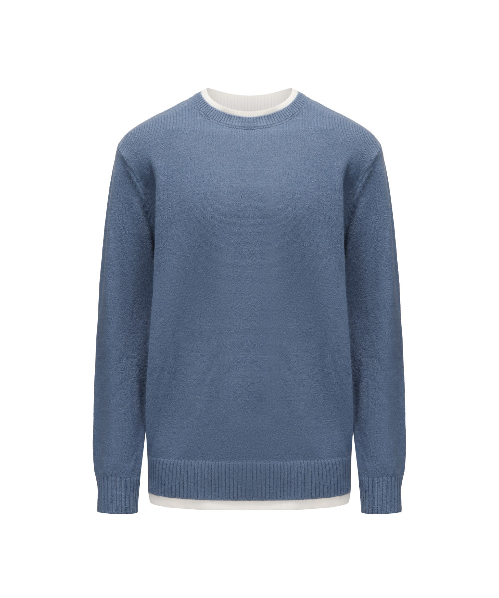 Men Crew Neck Knitted Sweater - KS 25033