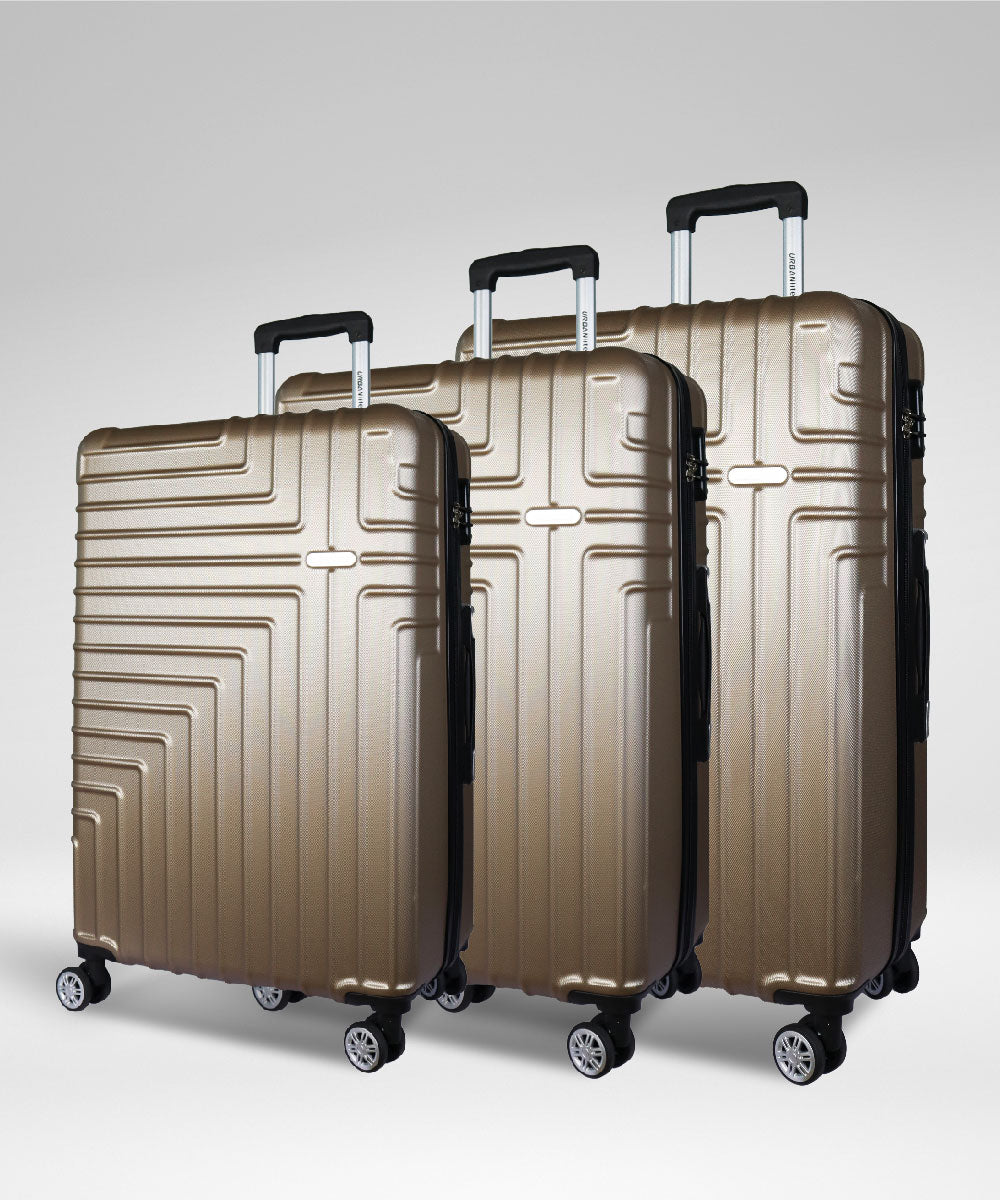 URBANlite Sierra - 3 in 1 Set (Free 1 Hanging Travel Toiletry Cosmetic Bag & 2 Luggage Tag)
