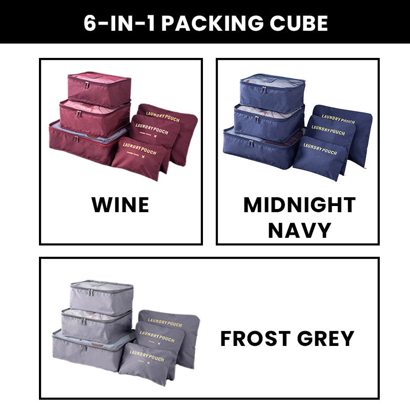 Universal Traveller 6 In 1 Packing Cube