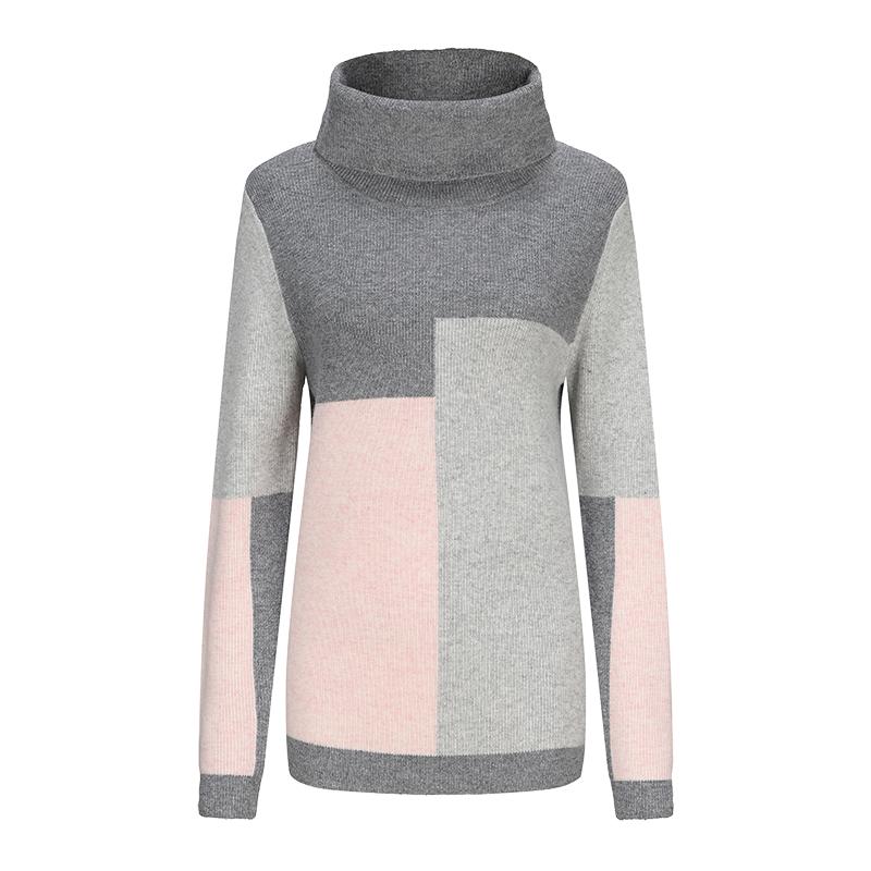 Women's Turtle Neck Knitted Sweater